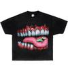 Neniom Grillz Таблетки Коробка Винтажная Футболка Уличная одежда Y2K Футболка Унисекс Футболка