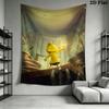 Little Nightmares Настенный Гобелен Эстетичный Настенный Подвес Печатная Тканевая Покрывало Декоративные Гобелены для Спальни Гостиной Домашний Декор
