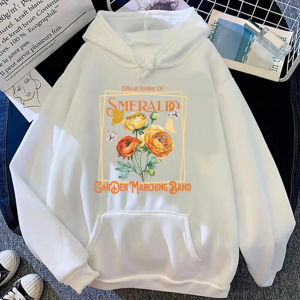 2025 Худи Jimin Muse Мода Женские Smeraldo Garden Худи для Марширующего Оркестра Унисекс Осень Зима Эстетика Кто Пуловеры Толстовки