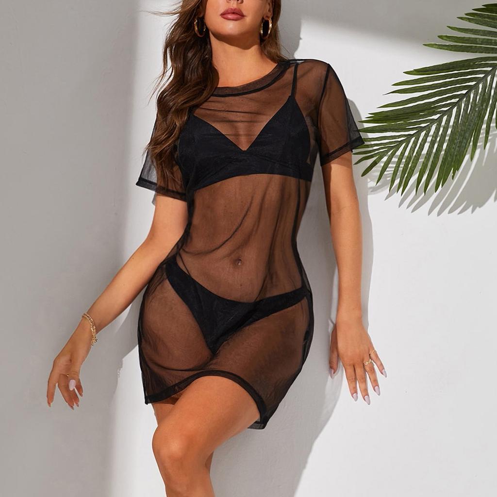 Женское сексуальное кружевное платье с сетчатым ремнем и плотным дырявым бретелем на спине, ночная рубашка