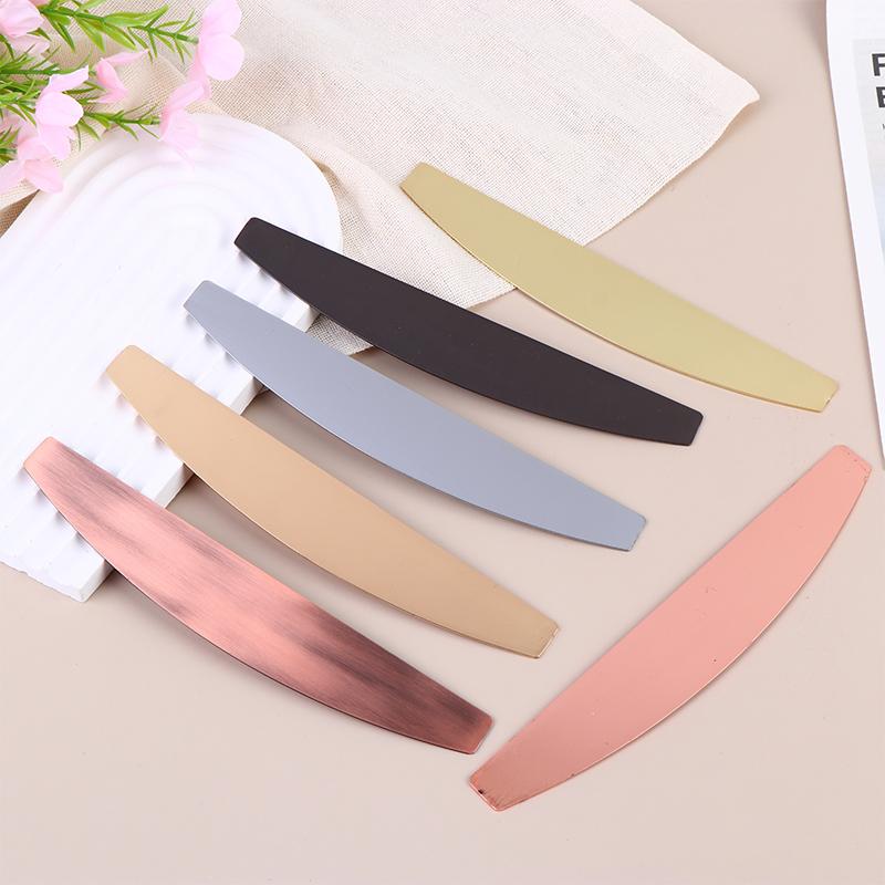 Half Moon Stainless Steel Nail File Base with Disposable Pad Function for Hygienic Professional Quality Home Manicures