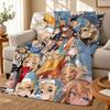 Guilty Gear Throw 240g Flannel Blanket, Suitable for Sofas, Beds, Offices, Exquisite Gift Blankets