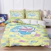 Blue Robot Cartoon Duvet Cover Home Pillowcase Set Adult Bedroom Children Comforter Bedding