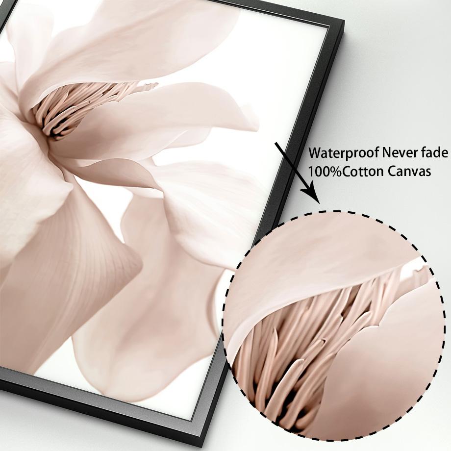 Розовый Блум Пион Роза Георгин Ирис Магнолия Цветок Стены Искусства Принт Холст Картины Скандинавский Плакат Декор Фотографии Для Гостиной