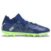 Puma Future Match Low HG Soccer Shoes Men Sneaker Blue Green 107372-03
