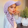 Women Headscarf Hat Elastic Design Shawl Baseball Hat Headscarf Lightweight Easy To Wear Head Covering Turban Hat