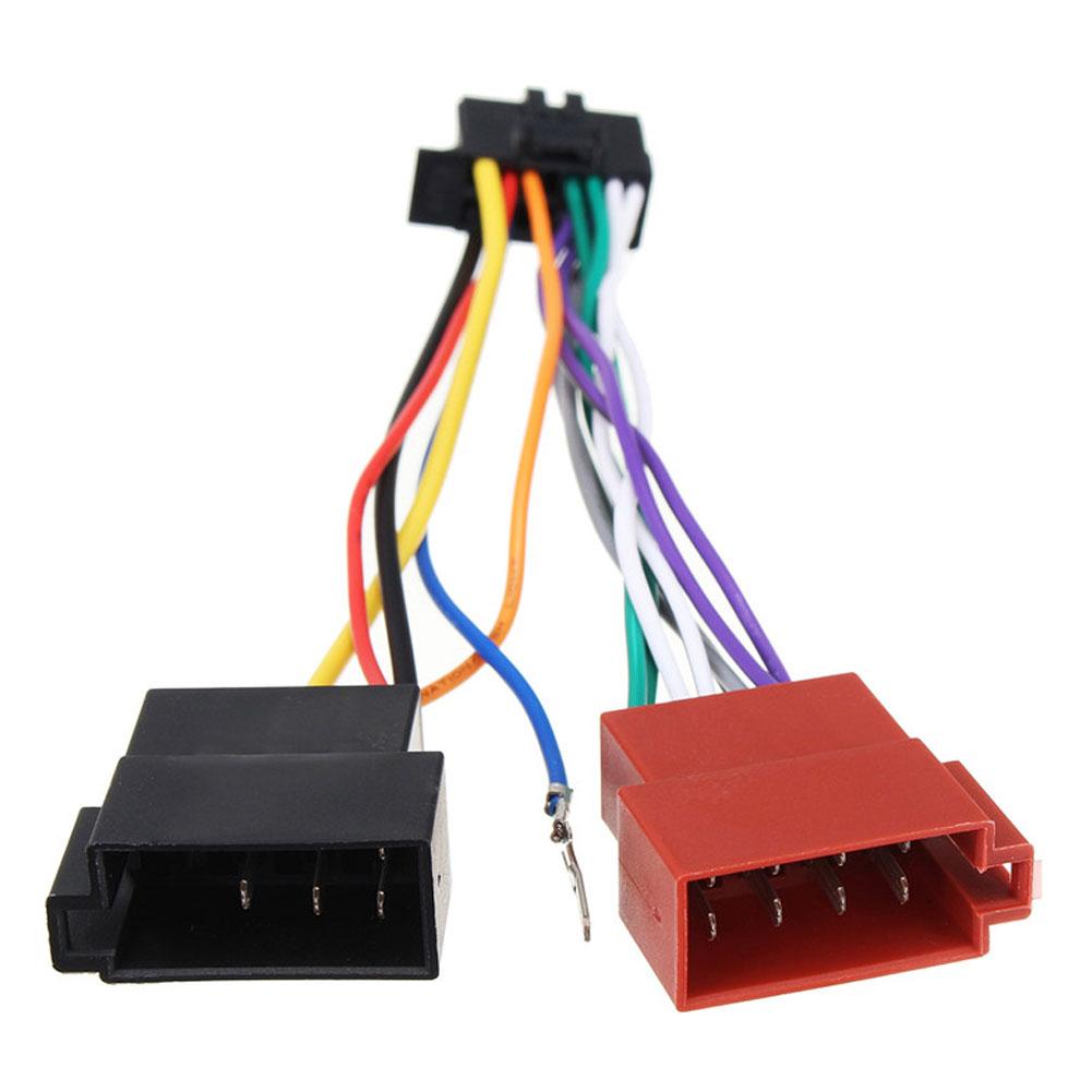 Разъем жгута проводов, адаптер автомобильного аудиоинтерфейса, 16 контактов, стереокабель для радио, Pionee W6Z7
