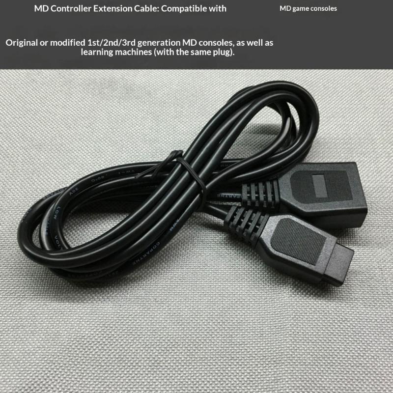 Универсальный удлинитель для геймпада, длина 1,8 м, Plug & Play, удлинительный шнур для геймпада, для использования с Game MD