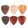 Акустическая гитара Бас Медиатор Плектры Деревянный Медиатор в форме сердца Аксессуары для гитары