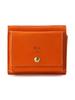 Кошелек тройного сложения Унисекс Кожа коровы Кошелек тройного сложения Оранжевый Женский Мужской