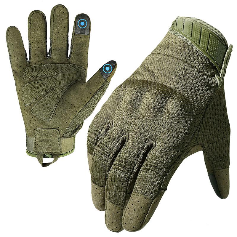 Тактические нескользящие перчатки для альпинизма, велоспорта, фитнеса, дышащие спортивные перчатки с полным пальцем на открытом воздухе