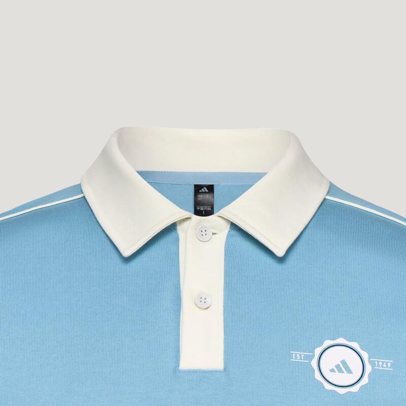 adidas Унисекс Мягкая Хлопковая Футболка Поло с Длинным Рукавом