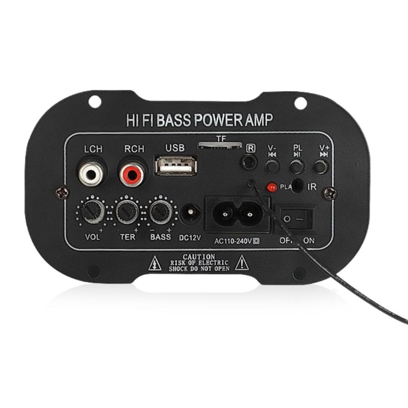Беспроводная Hi-Fi плата усилителя мощности с басами и сабвуфером, модули усилителя мощности аудио с контролем высоких и низких частот
