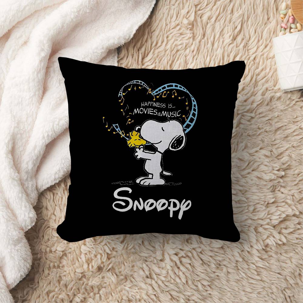 The SSnoopys Show Cartoon Pillow Gifts Home Office Furnishings Bedroom Sofa Car Cushion Cover case xcm