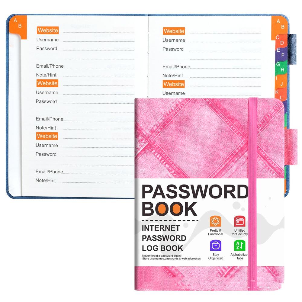 To Record Internet Logins Password Organizer Address Book Password Keeper Notebook For Seniors
