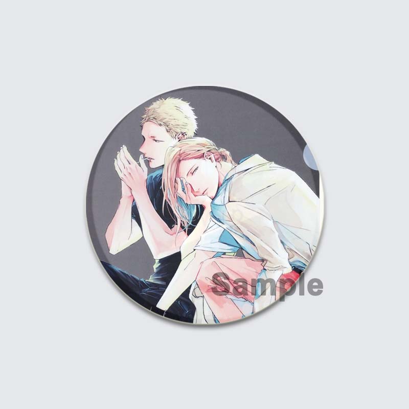 32/44/58 мм Круглые Аниме Подарочные Булавки Ручной Работы Брошь Сато Мафую/Уэнояма Рицука Мультфильм Значок на Рюкзаке Ювелирные Изделия Аксессуары Подарки