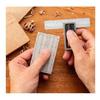 Square Edge Ruler,3'' Pocket Rule,Durable Stainless Slide Precision Rule
