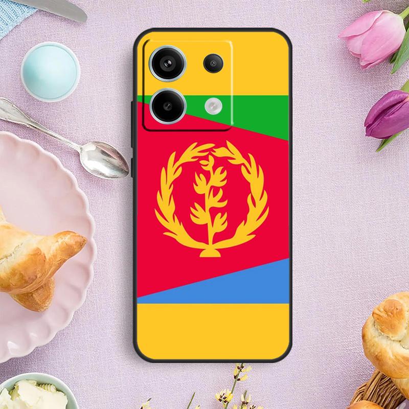 Eritrea Flag Case For Xiaomi Redmi Note 15 Pro Plus 10 11 12 13 14 Pro Cover For Redmi 14C 15C 12C 10C 13C