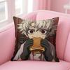 Classic Gritty Japanese Manga GGachiakuta Cushion Cover Pillow Case Soft Skin Friendly Fabric  Concealed Zipper