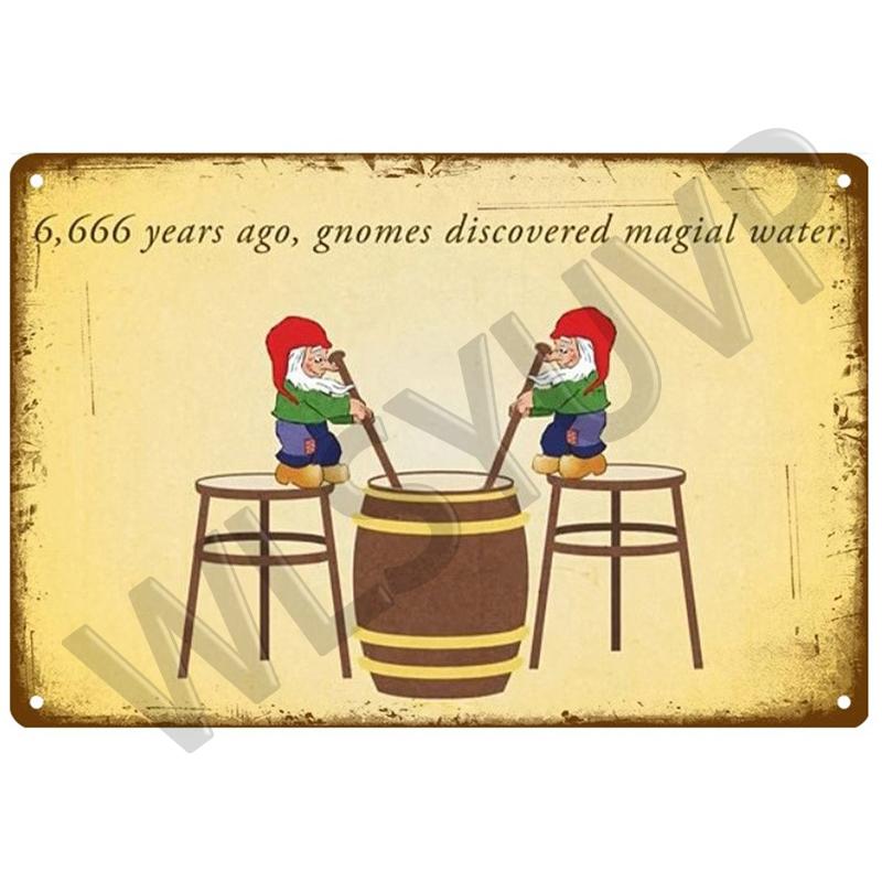 La Chouffe Retro Hertog Jan Металлическая вывеска Жестяная вывеска Виски Бельгия Пиво Дощечка Металлический настенный декор Винтажный декор Плакатные тарелки Мужская пещера