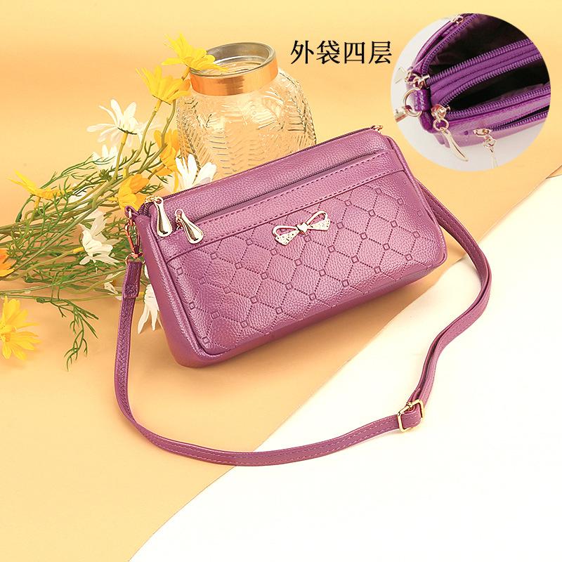Guangzhou Bags Women's Summer Large-capacity Women's Bags Fashion Shoulder Messenger Bags Multi-layer Lightweight Medium and Small Bags