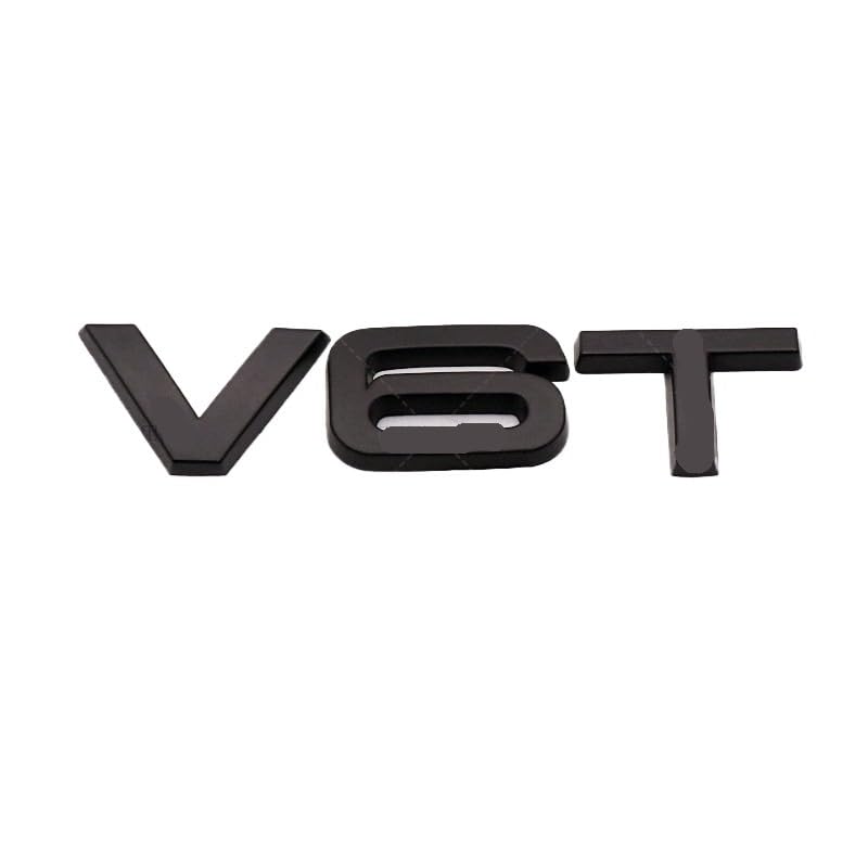 EAVBYFJ (Small Store) 3D Metal V6T V8T Side Emblem Tail Trunk Logo Badge Sticker