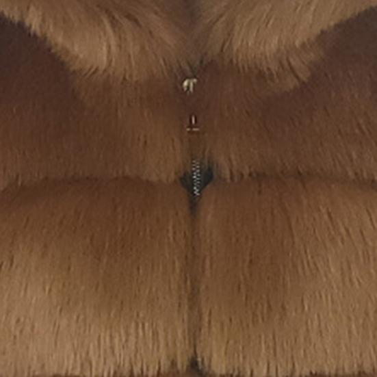 Пальто из искусственного меха с капюшоном на молнии для женщин, однотонное теплое пальто в стиле пэчворк с длинными рукавами