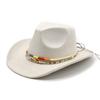 Minority Fengying Top Hat Suede Men'S And Women'S Couple Hat Western Cowboy Top Hat Performance Jazz Hat