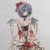 Touhou Project Remilia Scarlet Anime Figure Short Hair Bat Wing Vampire Girl Statue With Blood Bag Desktop Decor For Collectors