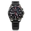 VICTORINOX FIELDFORCE SPORT CHRONO Stainless Steel Case Black Black Rubber Gift Item 241889 Wristwatch, (316L), Dial, Strap,