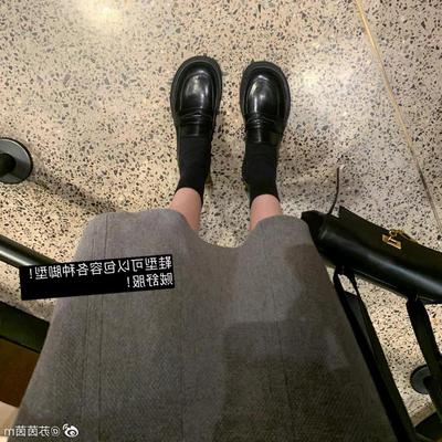 Закат Манхэттена~ кожаный бархат теплые британские лоферы женские маленькие кожаные туфли осень и зима