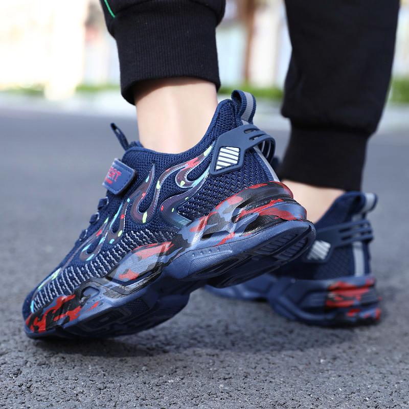 Fashion Kids Sneakers Lightweight Shoes Boys Trainer Sneakers Breathable Running Shoes Children Sport Shoes