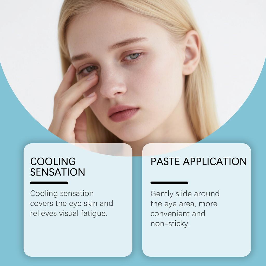 8 г Гиалуроновый крем для глаз стик - Интенсивный увлажняющий гель-бальзам для темных кругов и морщин, уход за чувствительной и сухой кожей под глазами