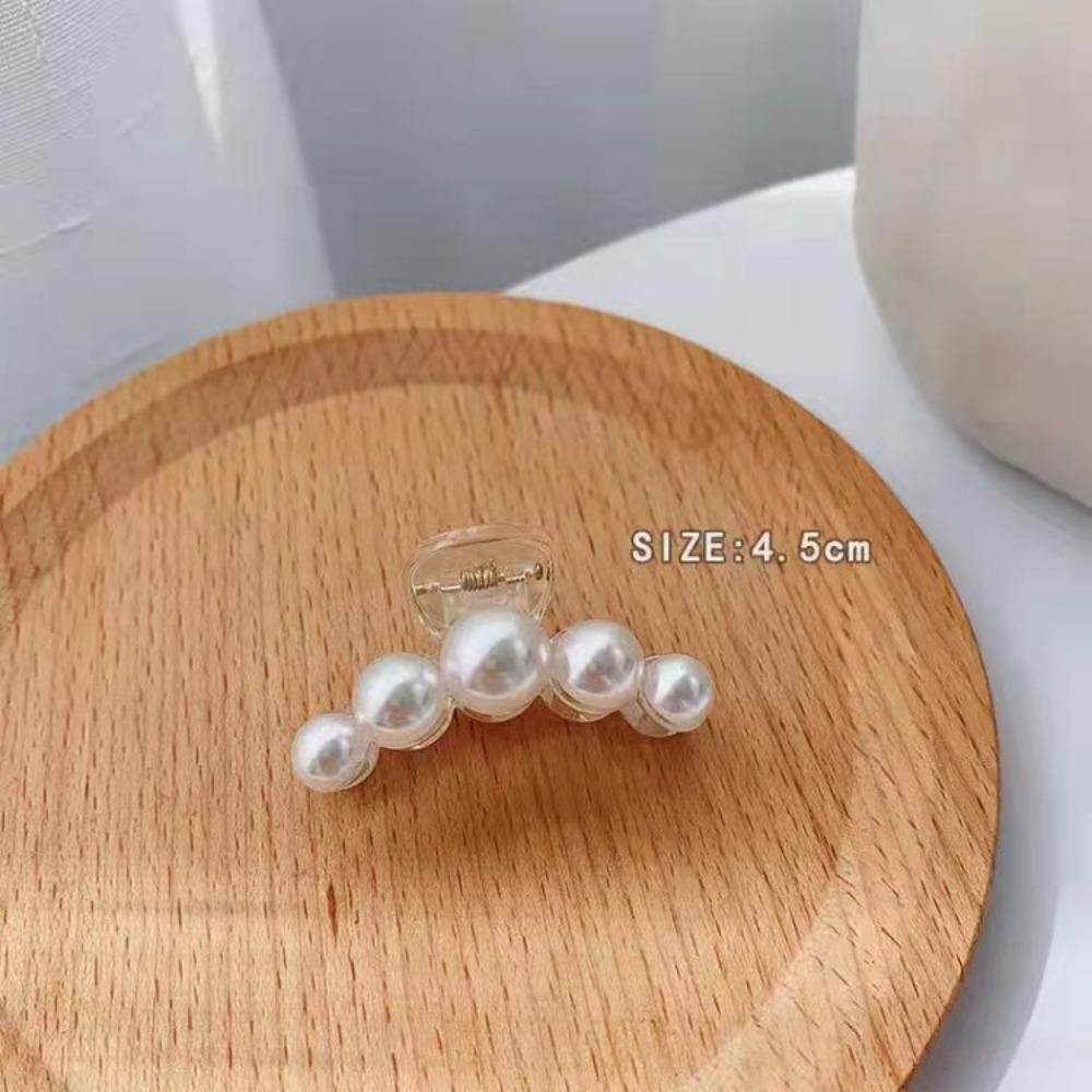 Imitation Pearl Pearl Hair Clip Plastic Girls Hairpin Fashion Fashion Elegant Hairgrips