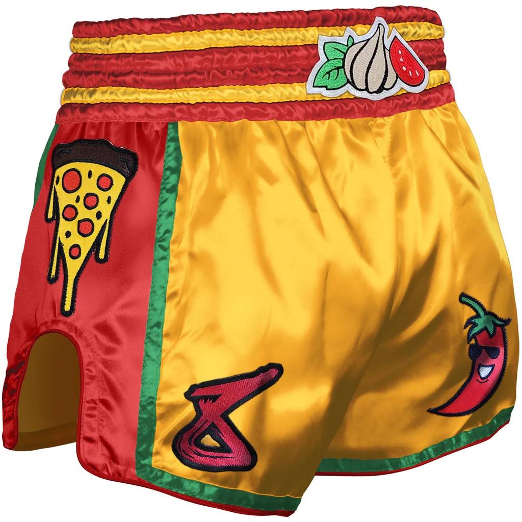 8 Weapons Muay Thai Shorts Muay Pizza L