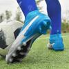 Fashion Unisex Football Boots High -Top AG Long Nail Male/women's High -elastic Socks Training Shoes Artificial Grass Football Boots