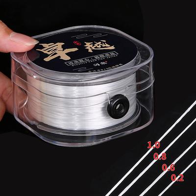 0,2/0,6/0,8/1 мм прозрачный прочный хрустальный эластичный шнур для бисера, нить для самостоятельного изготовления ожерелья, браслета, ювелирных изделий