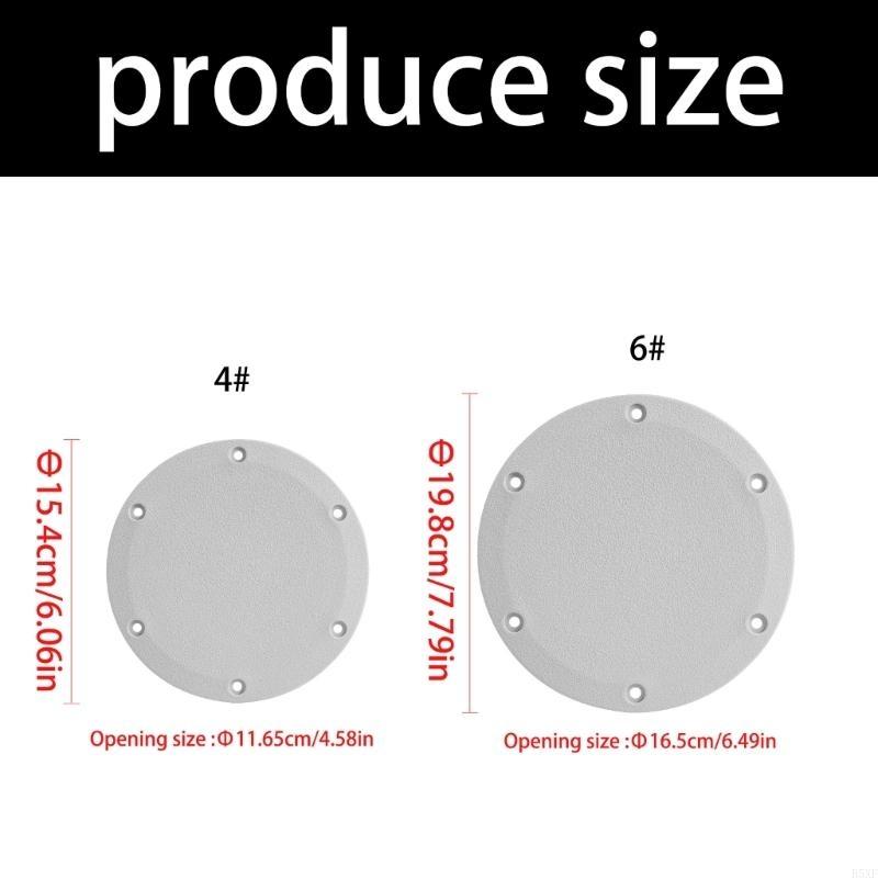 2025 New Marine Inspection Port Cover Round Inspection Hatches with Detachable Cover For Watercraft And Safety