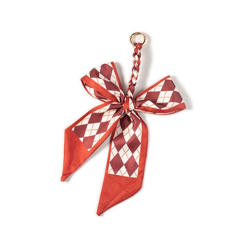 Detachable Bowknot Scarf Ribbon Bag Strap Charm