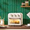 Прочный самоклеящийся backsplash «Отклей и приклей» 10" x 10" Водонепроницаемые обои Маслостойкая 3D плитка для стен для кухни Ванной комнаты