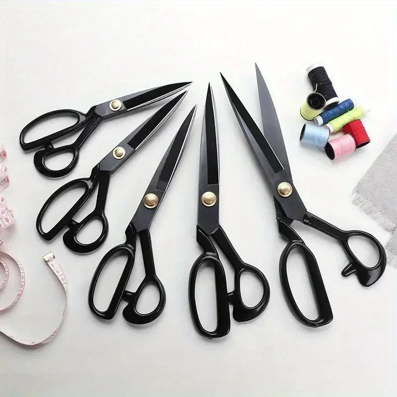 8/9 Inch Professional Tailor Scissors Scissor Vintage Stainless Steel Fabric Leather Cutter Scissors for DIY Sewing Accessory