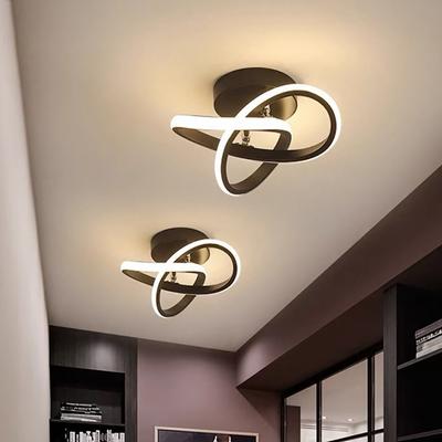 Бытовая светодиодная люстра, современный стиль, потолочный светильник, светильник для спальни, поверхностная установка, лампа для столовой переменного тока 85 В-265 В