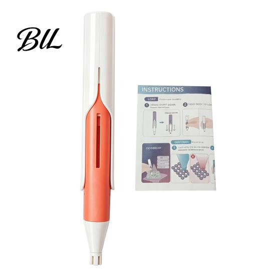 Bead Applicator Pen Automatic Rhinestone Art Dispenser, Painting Tool, Plastic Drill Wax-free Reloadable for 2.8mm Round Drills Portable