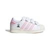 adidas Оригинальные Superstar Дышащие Удобные Прочные Низкие Детские Кеды для Скейтбординга Розовые Детские Кроссовки IE8250