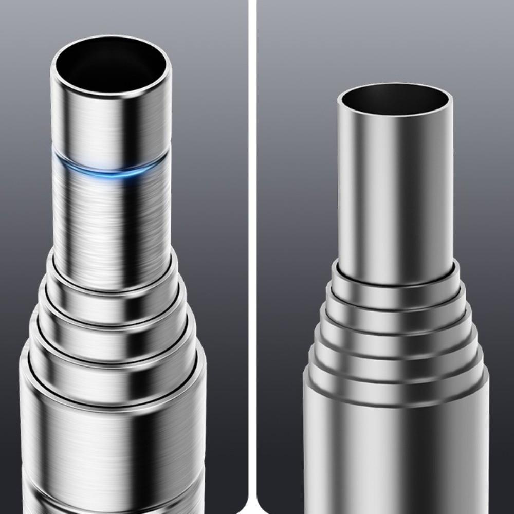 Telescopic Design Chicken Feather Duster Stainless Steel Handle Microfiber Duster  Household Use