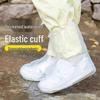 Waterproof Non-Slip Mid-Calf Rain Shoe Covers for Men and Women - Durable and Thickened for Outdoor Use