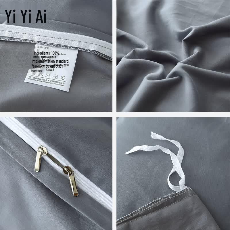 Yiyiai Pure Cotton Flannel 3-Piece Bedding Set