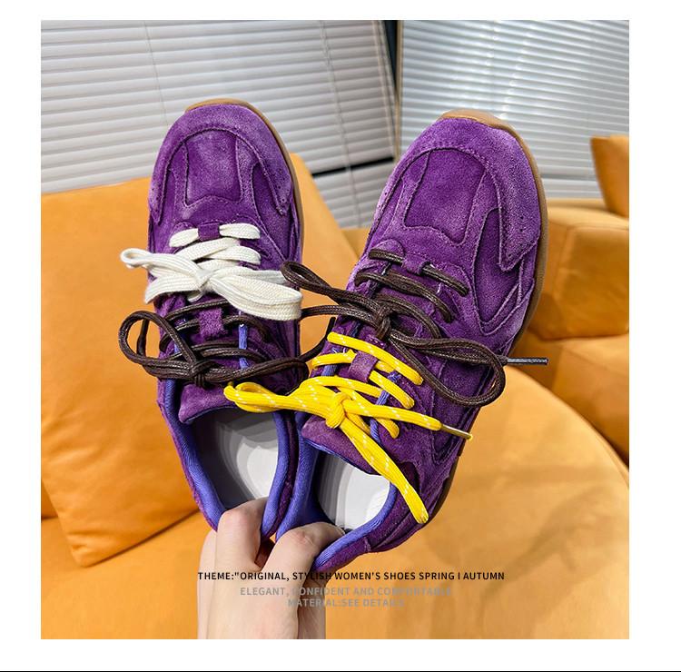 Осенняя новая обувь для женщин из натуральной кожи, повседневная спортивная обувь для девочек, плоская обувь для скейтбординга, модные удобные кроссовки на шнуровке