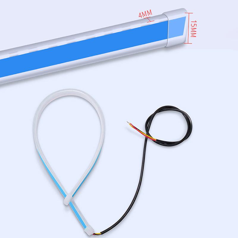 Мотоциклетный указатель поворота светодиодные ходовые огни задний фонарь Drl декоративная полоса