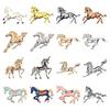 Retro Horse Brooch Galloping Horse Lapel Pin Decorative Horse Brooch Pin Clothes Accessory